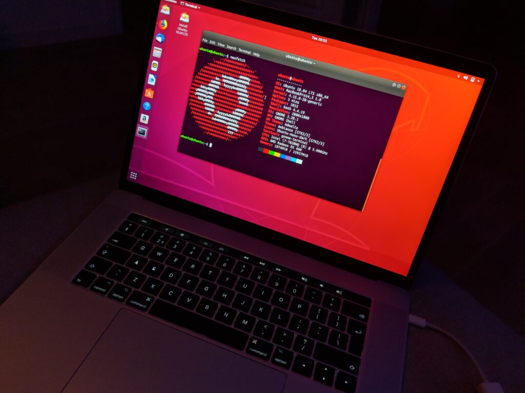 My remastered Ubuntu 18.04 (Bionic Beaver) version for MacBook Pro 2017 with Touch Bar working out of box.